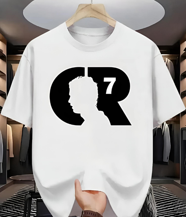 UrbanOutfits Men Oversized T-Shirt White / S CR7- Men Oversized T-shirt