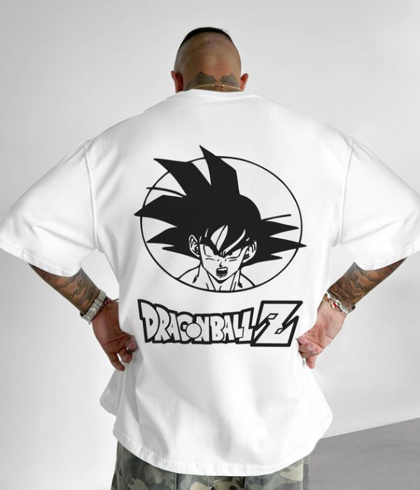 UrbanOutfits Men Oversized T-Shirt White / S ' DRAGON BALL Z ' Men Oversized T-shirt [ Unisex ]