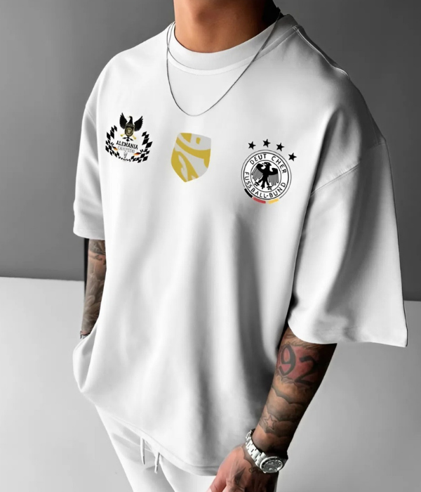 UrbanOutfits Men Oversized T-Shirt White / S GERMANY- Men Oversized T-shirt
