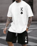 UrbanOutfits Men Oversized T-Shirt White / S King - Men oversized T-shirt