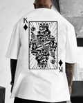 UrbanOutfits Men Oversized T-Shirt White / S KING - Men Oversized T-shirt