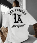 UrbanOutfits Men Oversized T-Shirt White / S LA- Men Oversized T-shirt