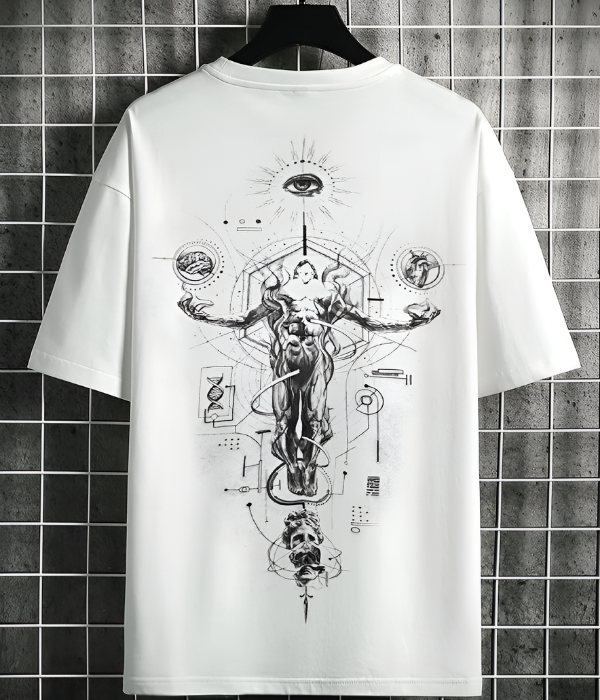 UrbanOutfits Men Oversized T-Shirt White / S Men Oversized T-shirt