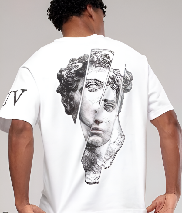 UrbanOutfits Men Oversized T-Shirt White / S Men Oversized T-shirt