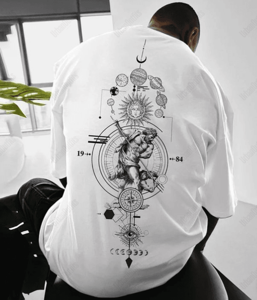 UrbanOutfits Men Oversized T-Shirt White / S Men Oversized T-shirt