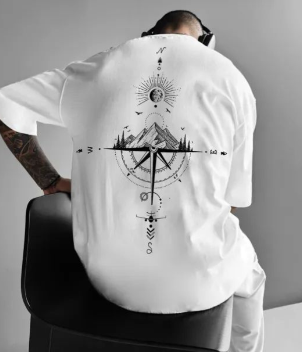 UrbanOutfits Men Oversized T-Shirt White / S Men Oversized T-shirt