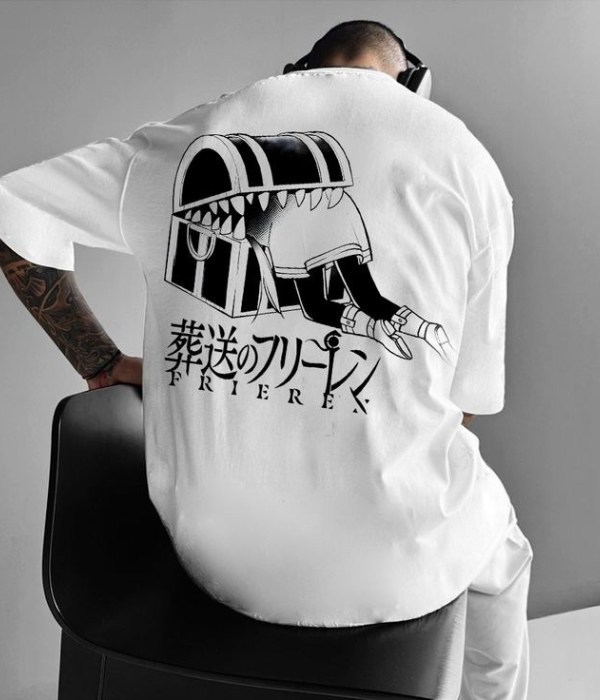 UrbanOutfits Men Oversized T-Shirt White / S Men Oversized T-shirt