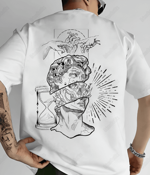 UrbanOutfits Men Oversized T-Shirt White / S Men Oversized T-shirt