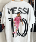 UrbanOutfits Men Oversized T-Shirt White / S ' MESSI 10 ' Men Oversized T-shirt