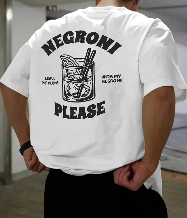 UrbanOutfits Men Oversized T-Shirt White / S ' NERGONI ' Men Oversized T-shirt