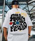 UrbanOutfits Men Oversized T-Shirt White / S Oversized T-shirt [ Unisex ]