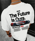 UrbanOutfits Men Oversized T-Shirt White / S SPEED - Men Oversized T-shirt