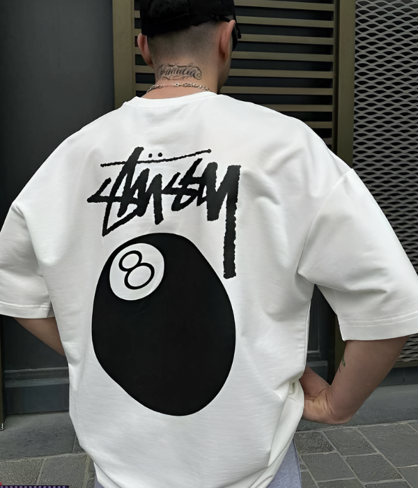 UrbanOutfits Men Oversized T-Shirt White / S STUSSY - Men Oversized T-shirt [ Unisex ]