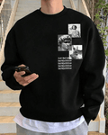 UrbanOutfits Men sweatshirt Black / Cotton-Fleece / S Culture -  Men Oversized sweatshirt [ Unisex ]
