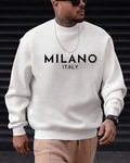 UrbanOutfits Men sweatshirt White / Cotton-Fleece / S Milano -  Men Oversized sweatshirt