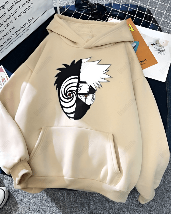 UrbanOutfits Oversized Hoodie Beige / Cotton-Fleece / S Anime - Oversized Hoodie [ Unisex ]