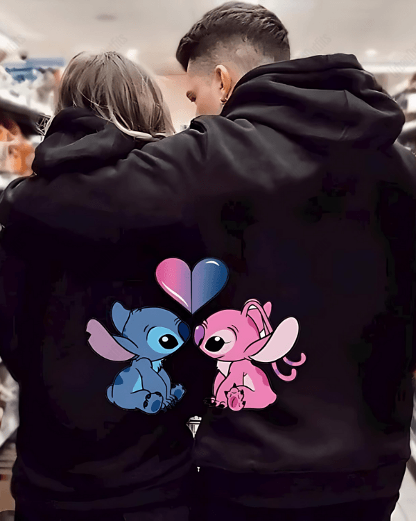 UrbanOutfits Oversized Hoodie Black-blue / Cotton-Fleece / S Couple Stitch -  Oversized Hoodie [ Unisex ]