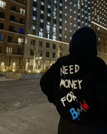 UrbanOutfits Oversized Hoodie Black / Cotton-Fleece / S BMW - Oversized Hoodie [ Unisex ]