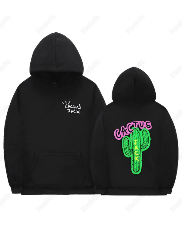 UrbanOutfits Oversized Hoodie Black / Cotton-Fleece / S Cactus -  Oversized Hoodie [ Unisex ]