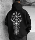 UrbanOutfits Oversized Hoodie Black / Cotton-Fleece / S Clock Oversized Hoodie