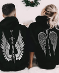 UrbanOutfits Oversized Hoodie Black / Cotton-Fleece / S Couple Engel -  Oversized Hoodie [ Unisex ]