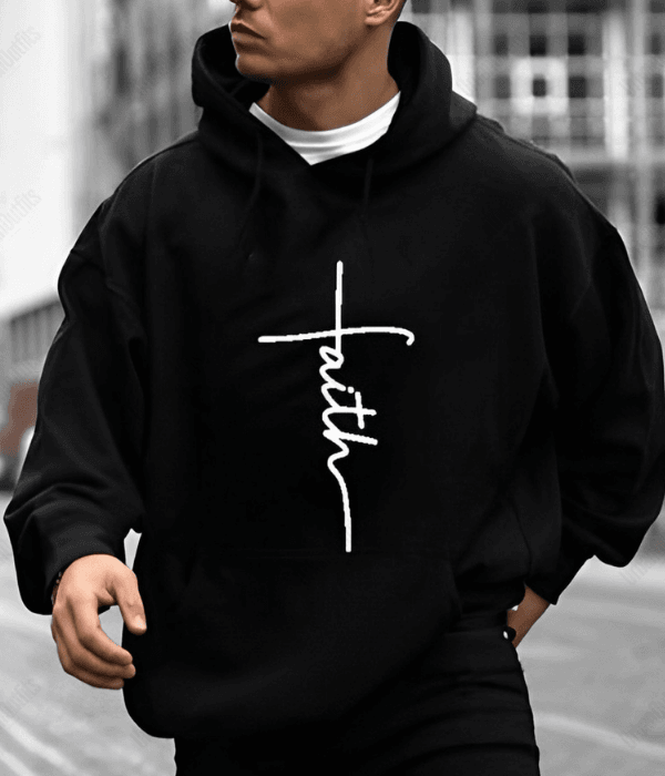 UrbanOutfits Oversized Hoodie Black / Cotton-Fleece / S FAITH Oversized Hoodie