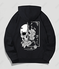 UrbanOutfits Oversized Hoodie Black / Cotton-Fleece / S Flower Oversized Hoodie