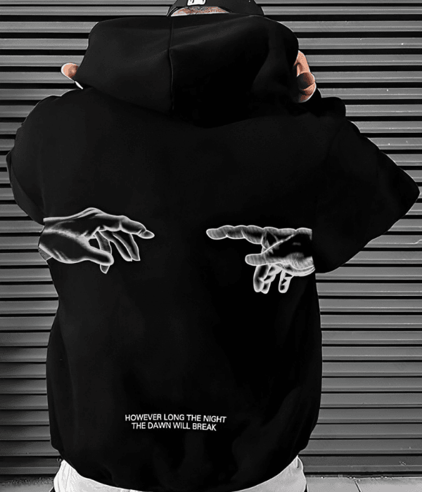 UrbanOutfits Oversized Hoodie Black / Cotton-Fleece / S HANDS Oversized  Hoodie