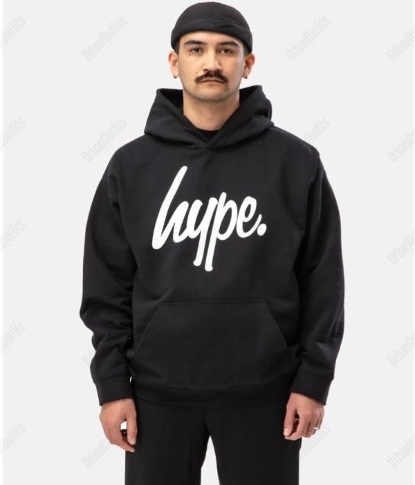UrbanOutfits Oversized Hoodie Black / Cotton-Fleece / S HYPE Oversized Hoodie