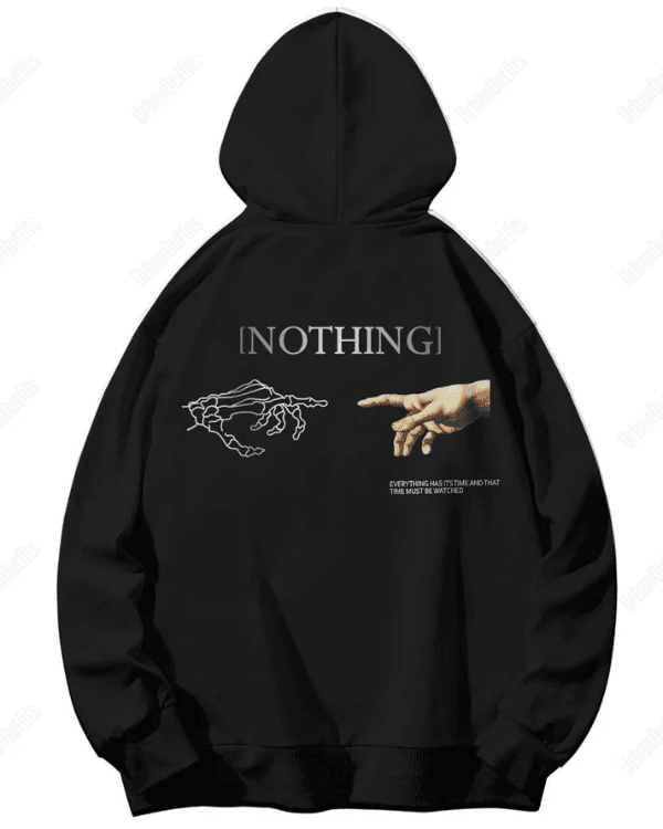 UrbanOutfits Oversized Hoodie Black / Cotton-Fleece / S INOTHING - Oversized Hoodie [ Unisex ]