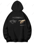 UrbanOutfits Oversized Hoodie Black / Cotton-Fleece / S INOTHING - Oversized Hoodie [ Unisex ]
