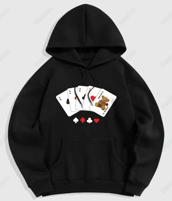 UrbanOutfits Oversized Hoodie Black / Cotton-Fleece / S Joker Oversized Hoodie