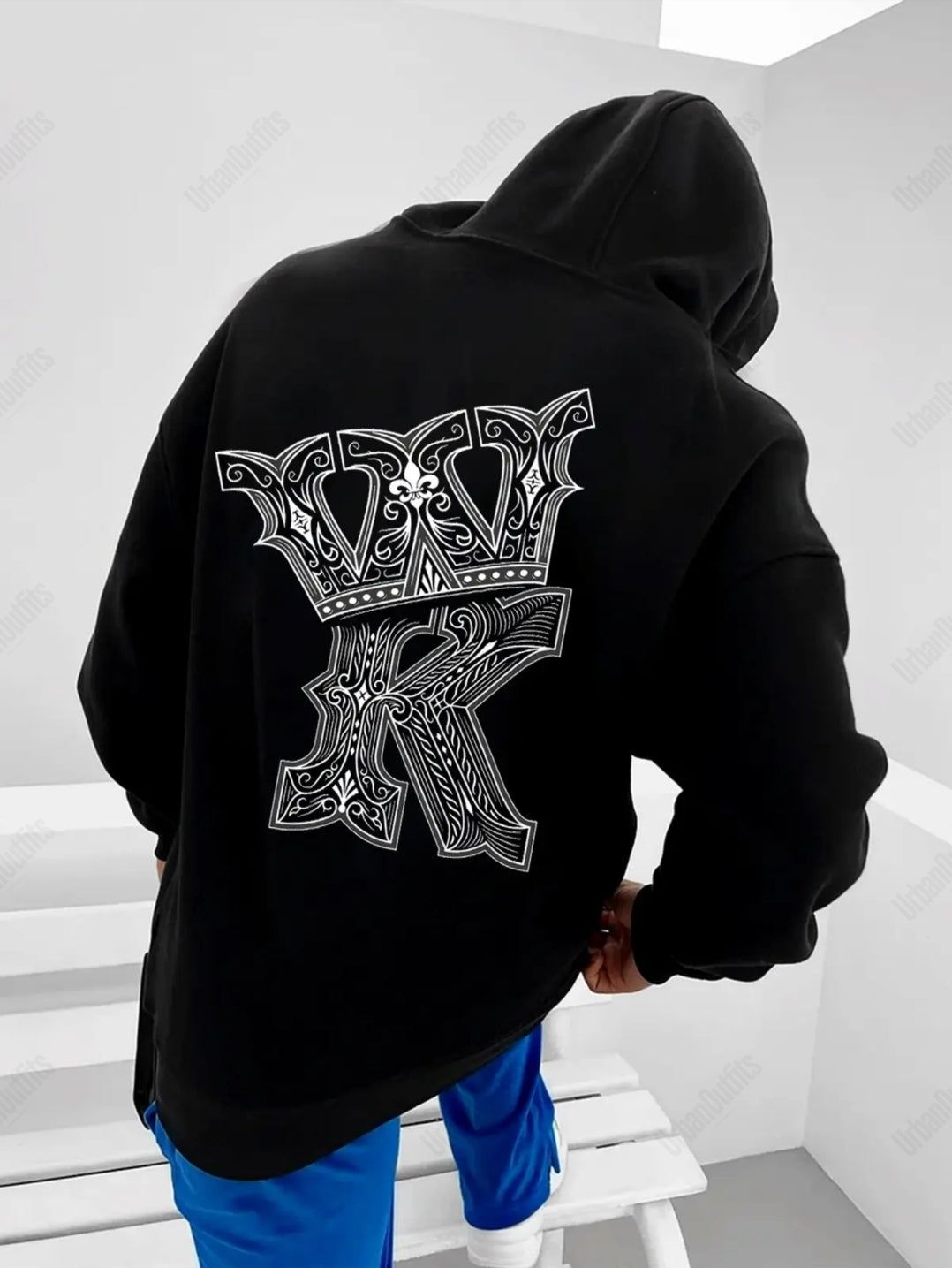 UrbanOutfits Oversized Hoodie Black / Cotton-Fleece / S K Oversized Hoodie