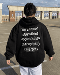 UrbanOutfits Oversized Hoodie Black / Cotton-Fleece / S matter - Oversized Hoodie [ Unisex ]