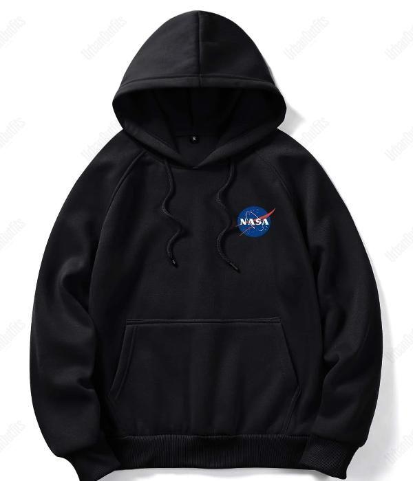 UrbanOutfits Oversized Hoodie Black / Cotton-Fleece / S NASA Oversized Hoodie