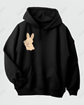 UrbanOutfits Oversized Hoodie Black / Cotton-Fleece / S Rabbit - Oversized Hoodie [ Unisex ]