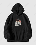 UrbanOutfits Oversized Hoodie Black / Cotton-Fleece / S Ramen Skull - Oversized Hoodie [ Unisex ]