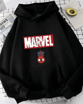UrbanOutfits Oversized Hoodie Black / Cotton-Fleece / S SpiderM - Oversized Hoodie [ Unisex ]
