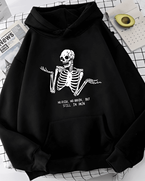 UrbanOutfits Oversized Hoodie Black / Cotton-Fleece / S Still in Pain - Oversized Hoodie [ Unisex ]