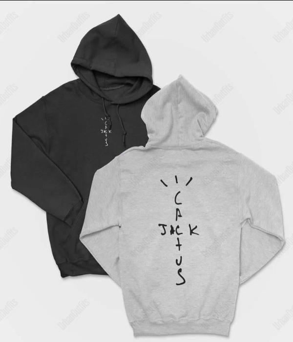 UrbanOutfits Oversized Hoodie Black / Cotton-Fleece / S Travis Scott Oversized Hoodie