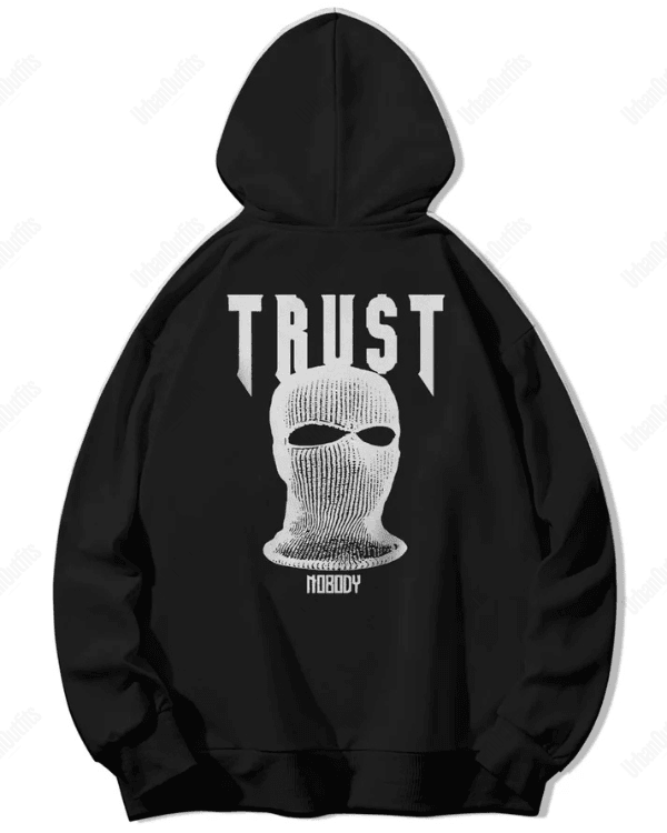 UrbanOutfits Oversized Hoodie Black / Cotton-Fleece / S TRUST - Oversized Hoodie [ Unisex ]