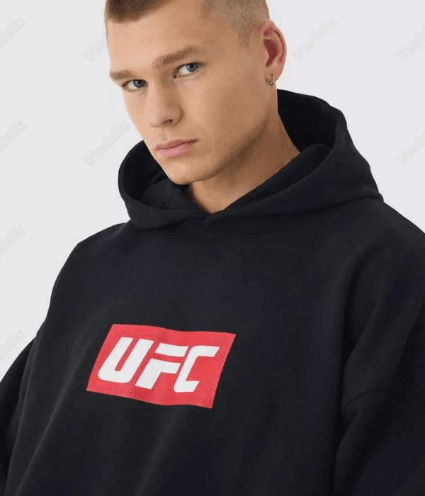UrbanOutfits Oversized Hoodie Black / Cotton-Fleece / S UFC Oversized Hoodie
