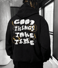 UrbanOutfits Oversized Hoodie Black / Cotton-Fleece / S Unisex Oversized Hoodie