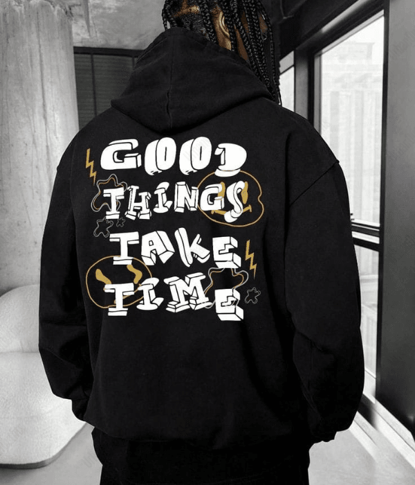 UrbanOutfits Oversized Hoodie Black / Cotton-Fleece / S Unisex Oversized Hoodie