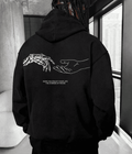UrbanOutfits Oversized Hoodie Black / Cotton-Fleece / S Unisex Oversized Hoodie