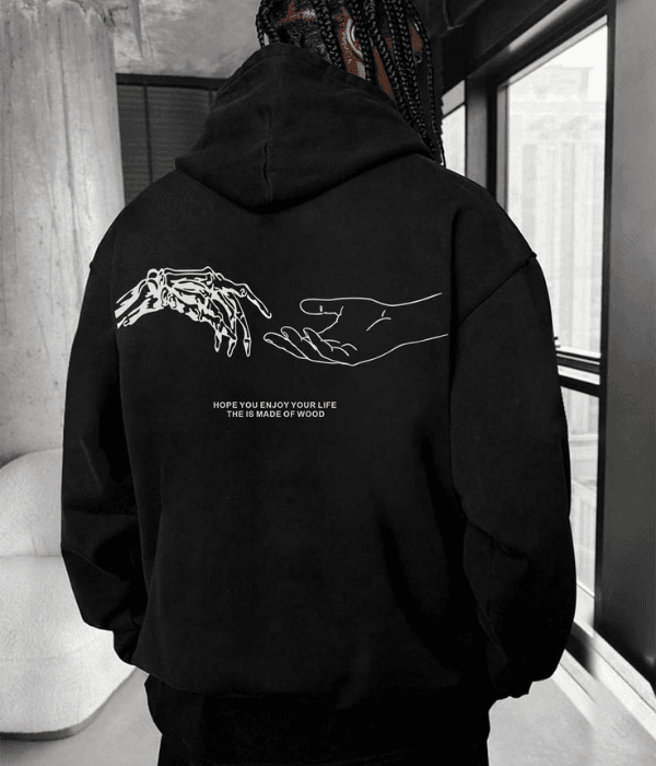 UrbanOutfits Oversized Hoodie Black / Cotton-Fleece / S Unisex Oversized Hoodie