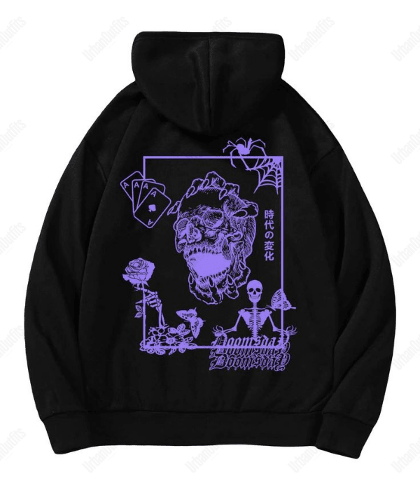 UrbanOutfits Oversized Hoodie Black / Cotton-Fleece / S Unisex Oversized Hoodie