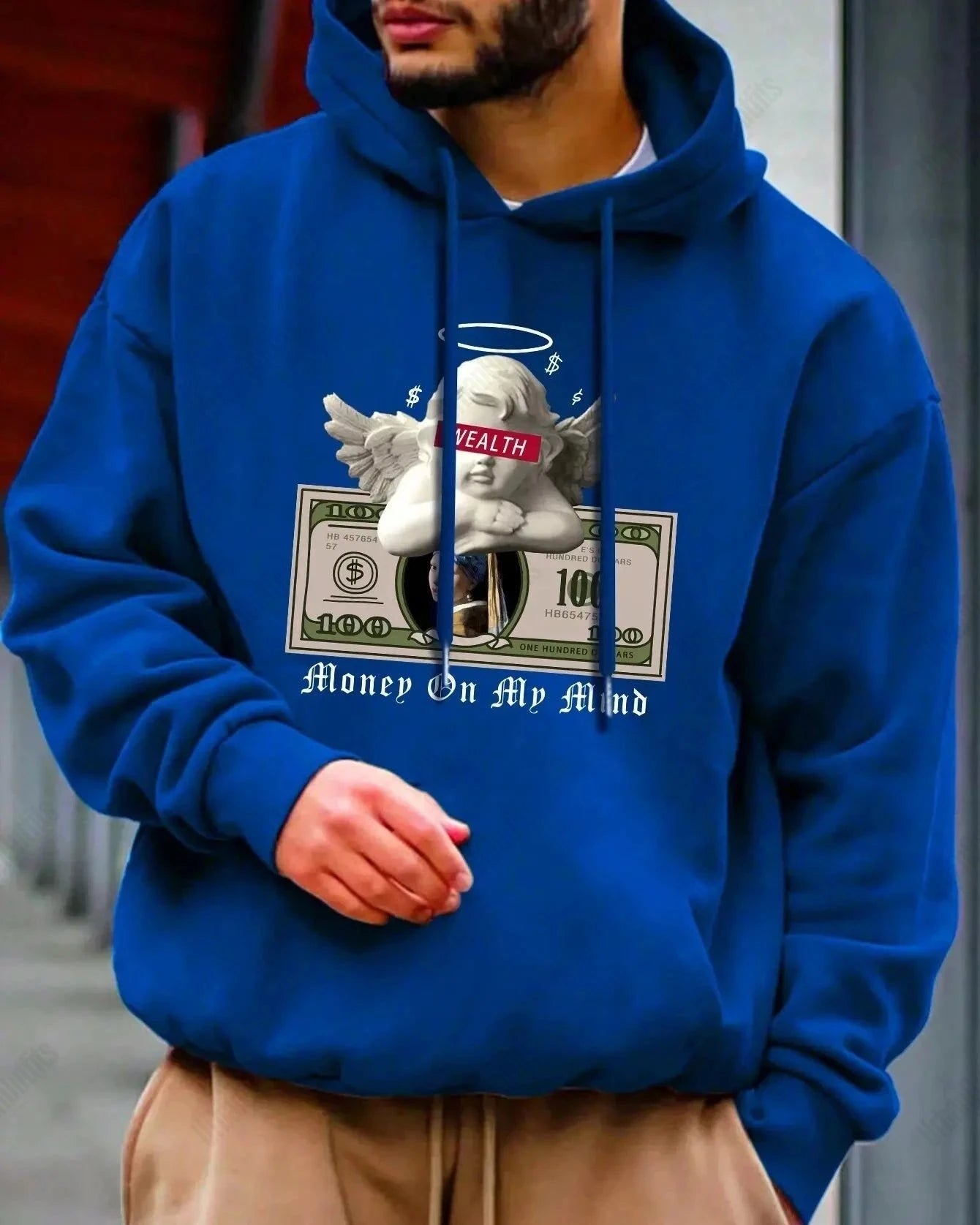 UrbanOutfits Oversized Hoodie Blue / Cotton-Fleece / S DOLLAR Oversized Hoodie