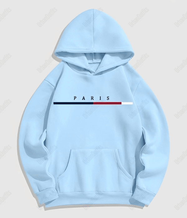 UrbanOutfits Oversized Hoodie Blue / Cotton-Fleece / S 'PARIS' Oversized Hoodie. 5-colors