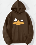 UrbanOutfits Oversized Hoodie Brown / Cotton-Fleece / S No Days Off - Oversized Hoodie [ Unisex ]